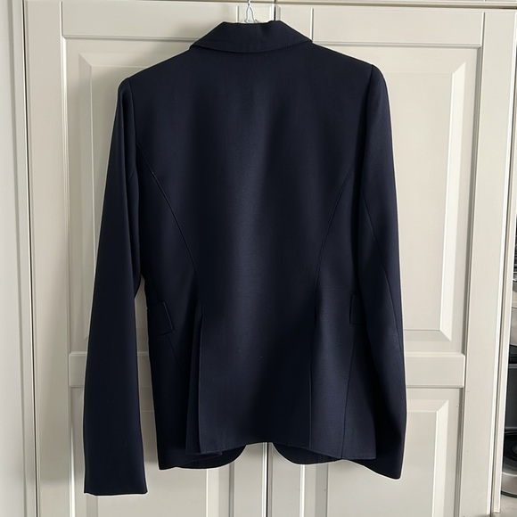 Smythe Navy Wool Blazer Size 6 - Picture 5 of 9